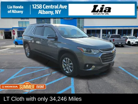 Gray 2021 Chevrolet Traverse LT for sale in Albany, NY