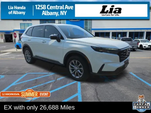 White 2024 Honda CR-V EX for sale in Albany, NY