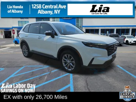 White 2024 Honda CR-V EX for sale in Albany, NY