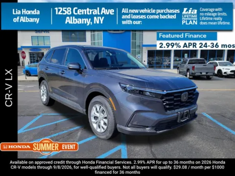 Gray 2026 Honda CR-V LX for sale in Albany, NY