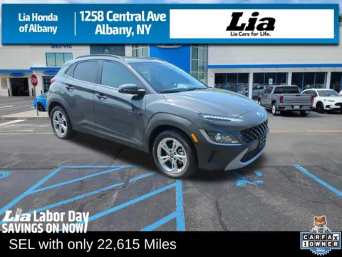 Gray 2023 Hyundai Kona SEL for sale in Albany, NY