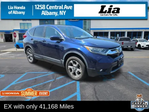 Black 2017 Honda CR-V EX for sale in Albany, NY