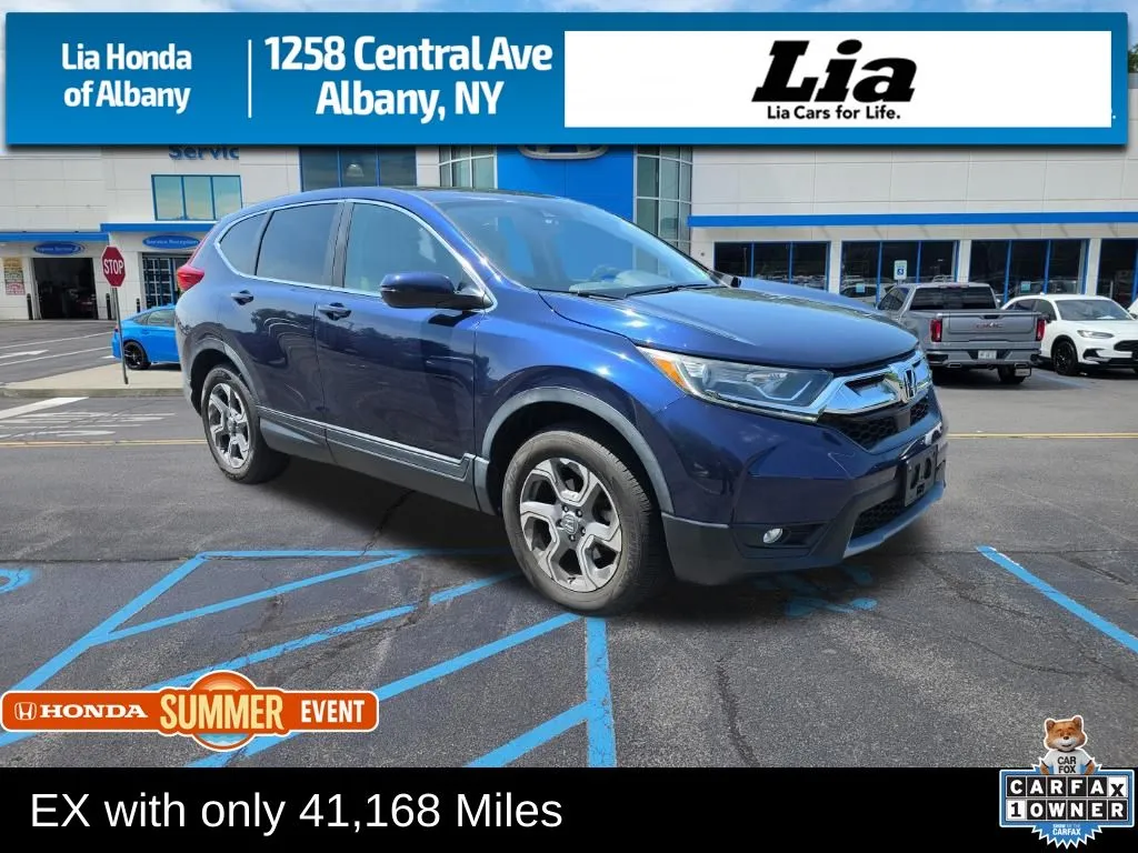 Black 2017 Honda CR-V EX for sale in Albany, NY