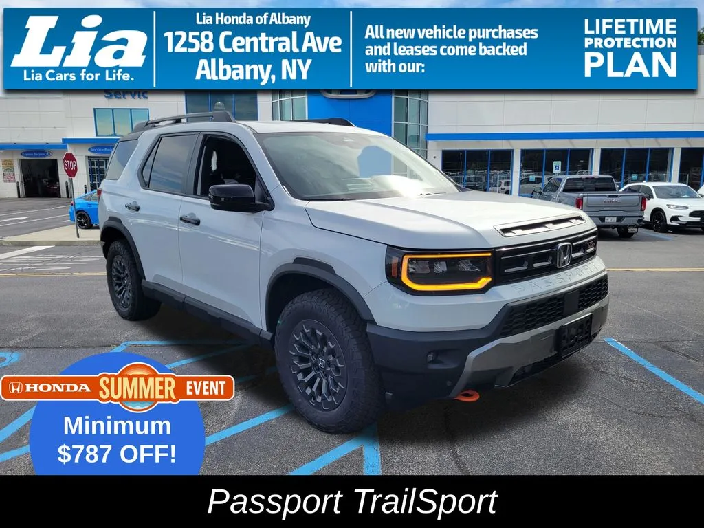 White 2026 Honda Passport TrailSport for sale in Albany, NY