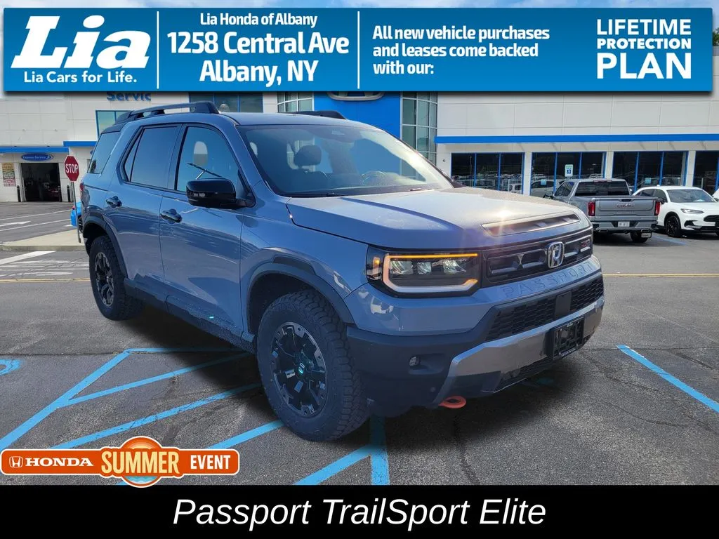 Gray 2026 Honda Passport TrailSport Elite for sale in Albany, NY