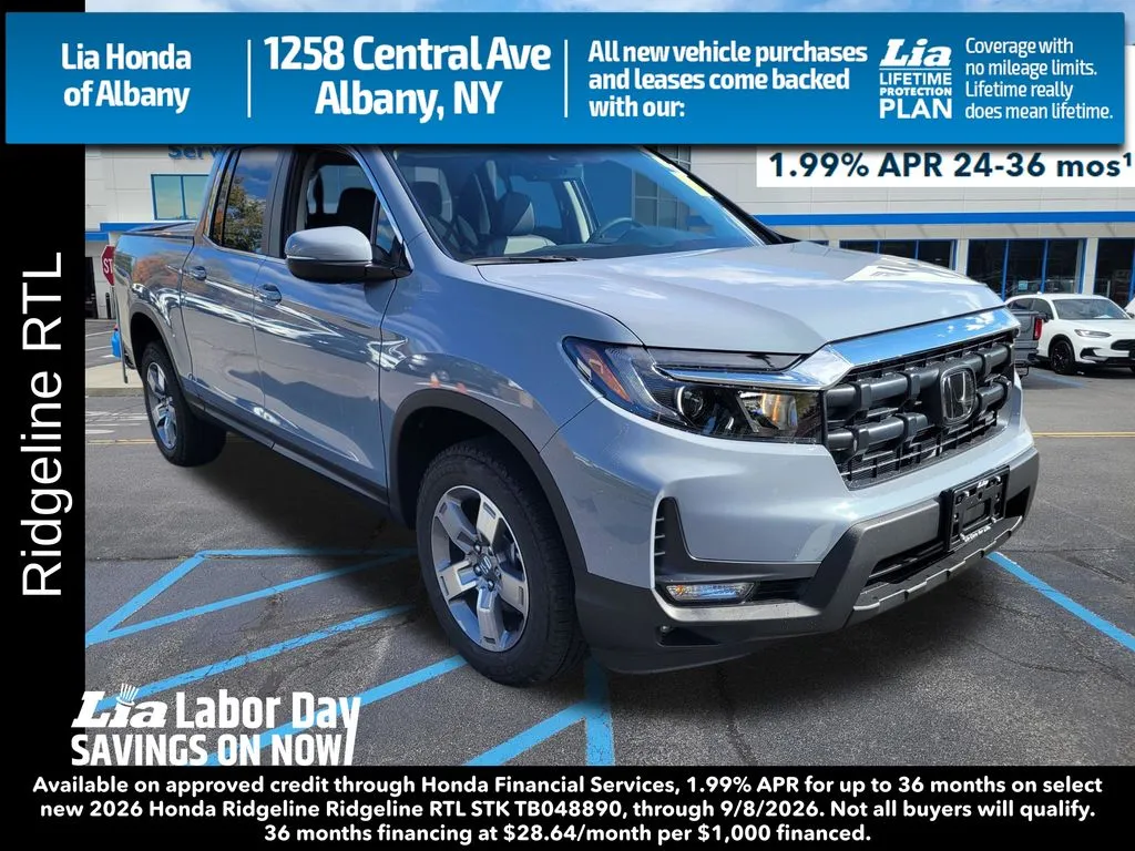2026 Honda Ridgeline RTL for sale in Albany, NY