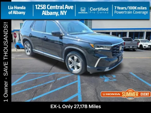 Black 2025 Honda Pilot EX-L for sale in Albany, NY