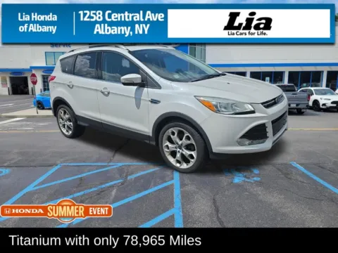 White 2014 Ford Escape Titanium for sale in Albany, NY