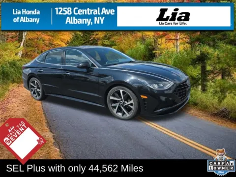 Black 2022 Hyundai Sonata SEL Plus for sale in Albany, NY