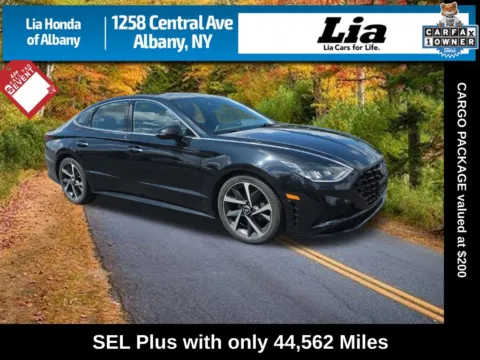 Black 2022 Hyundai Sonata SEL Plus for sale in Albany, NY
