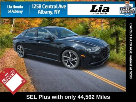 Black 2022 Hyundai Sonata SEL Plus for sale in Albany, NY