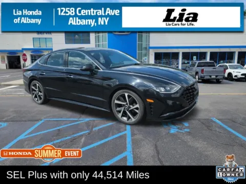Black 2022 Hyundai Sonata SEL Plus for sale in Albany, NY