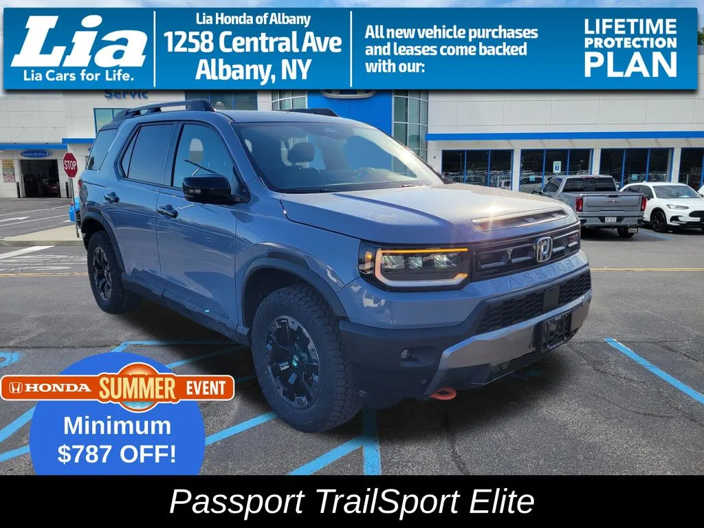 Gray 2026 Honda Passport TrailSport Elite for sale in Albany, NY
