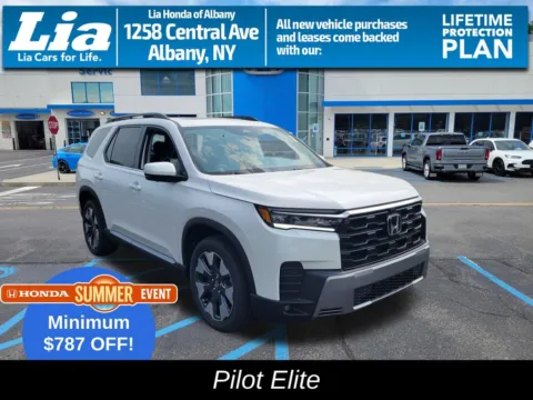 White 2026 Honda Pilot Elite for sale in Albany, NY