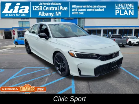 White 2026 Honda Civic Sport for sale in Albany, NY