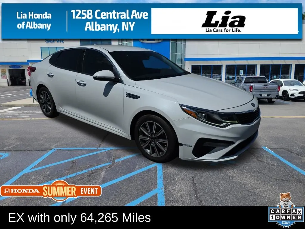 White 2019 Kia Optima EX for sale in Albany, NY