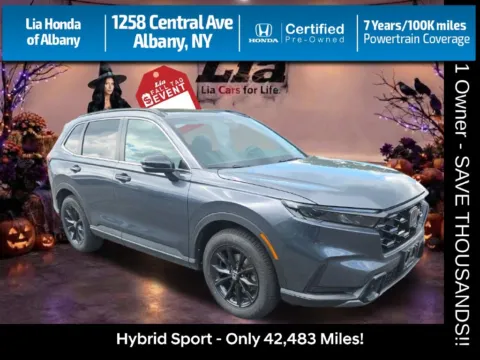 Blue 2024 Honda CR-V Hybrid Sport for sale in Albany, NY