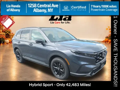 Blue 2024 Honda CR-V Hybrid Sport for sale in Albany, NY