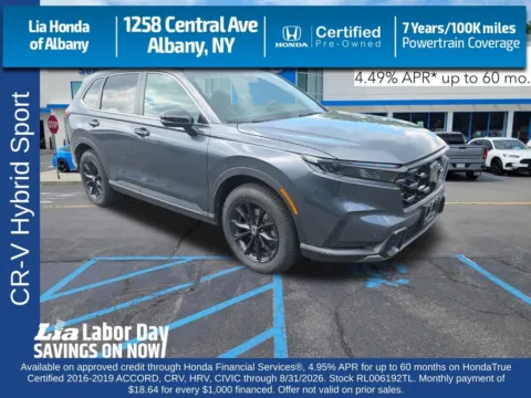 Blue 2024 Honda CR-V Hybrid Sport for sale in Albany, NY