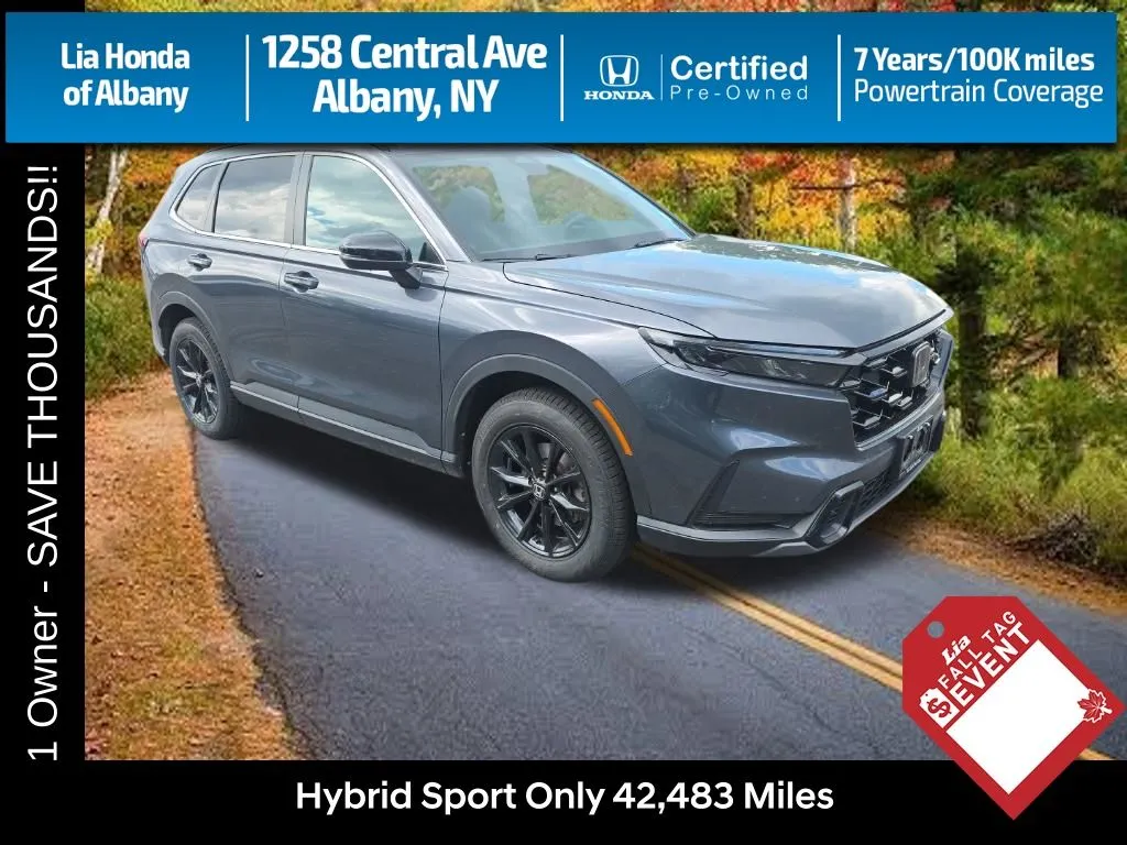 Blue 2024 Honda CR-V Hybrid Sport for sale in Albany, NY