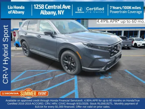 Blue 2024 Honda CR-V Hybrid Sport for sale in Albany, NY