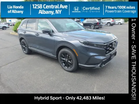 Blue 2024 Honda CR-V Hybrid Sport for sale in Albany, NY