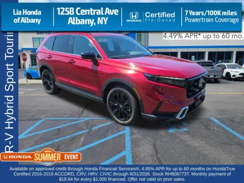 Red 2024 Honda CR-V Hybrid Sport Touring for sale in Albany, NY