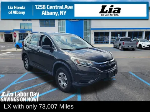 Black 2015 Honda CR-V LX for sale in Albany, NY
