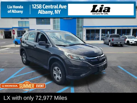 Black 2015 Honda CR-V LX for sale in Albany, NY
