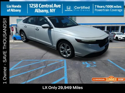 White 2023 Honda Accord LX for sale in Albany, NY