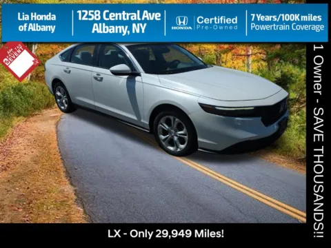 White 2023 Honda Accord LX for sale in Albany, NY