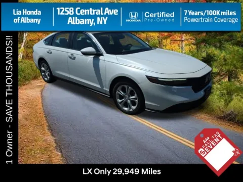 White 2023 Honda Accord LX for sale in Albany, NY