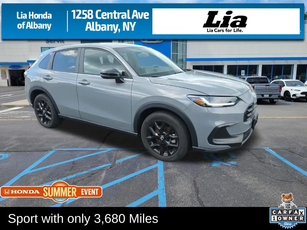 Gray 2024 Honda HR-V Sport for sale in Albany, NY