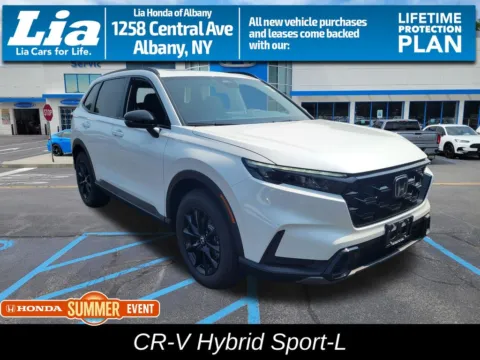 White 2026 Honda CR-V Hybrid Sport-L for sale in Albany, NY
