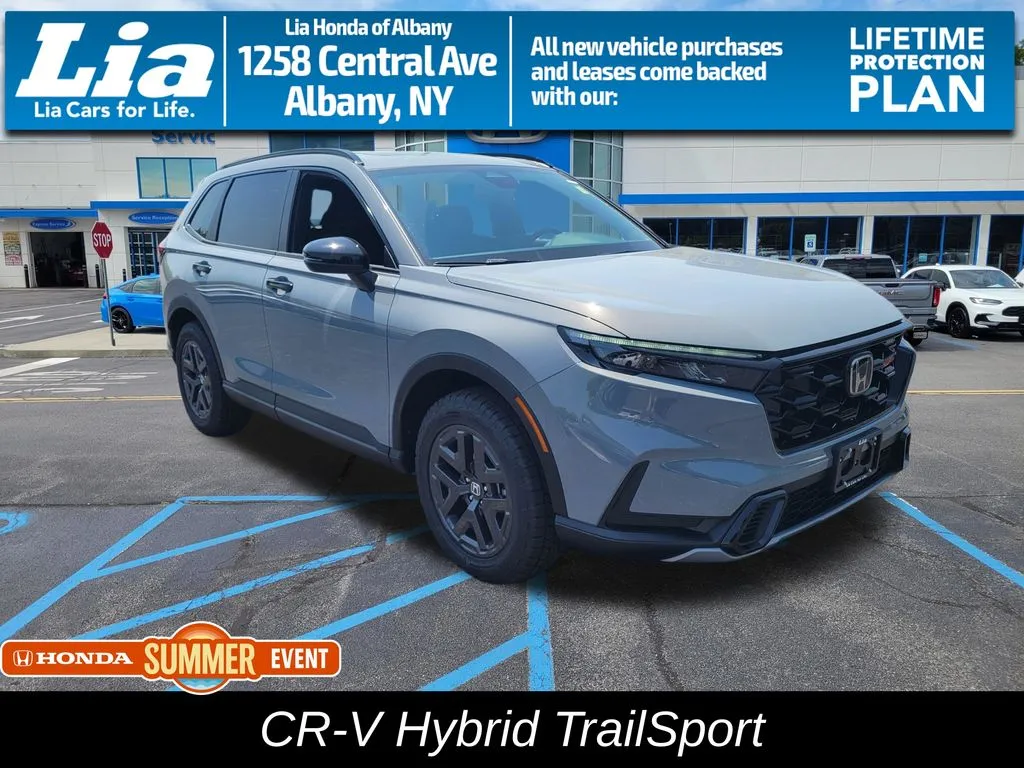 Gray 2026 Honda CR-V Hybrid TrailSport for sale in Albany, NY