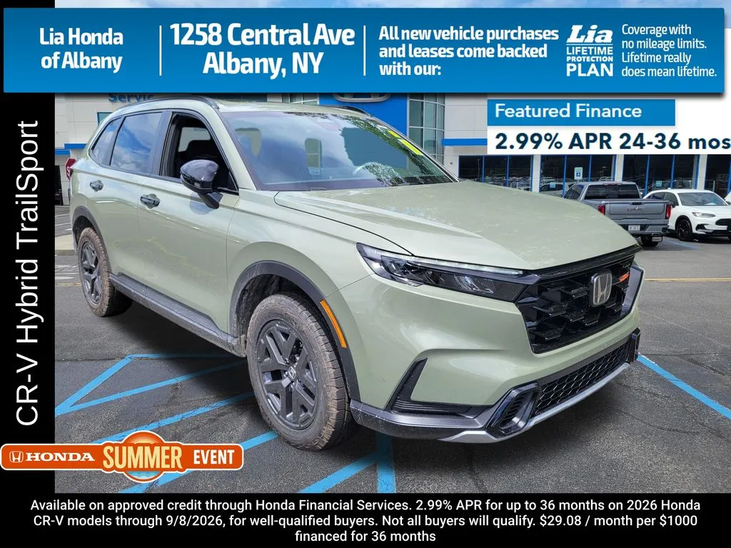 Green 2026 Honda CR-V Hybrid TrailSport for sale in Albany, NY