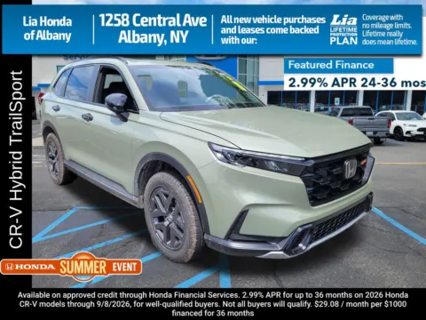 Green 2026 Honda CR-V Hybrid TrailSport for sale in Albany, NY