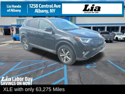 Black 2018 Toyota RAV4 XLE for sale in Albany, NY