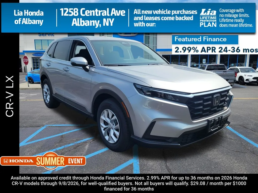 Silver 2026 Honda CR-V LX for sale in Albany, NY