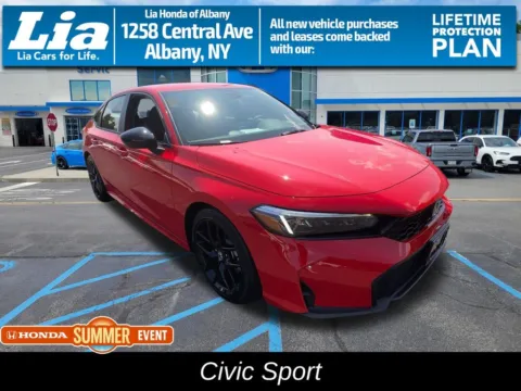 Red 2026 Honda Civic Sport for sale in Albany, NY