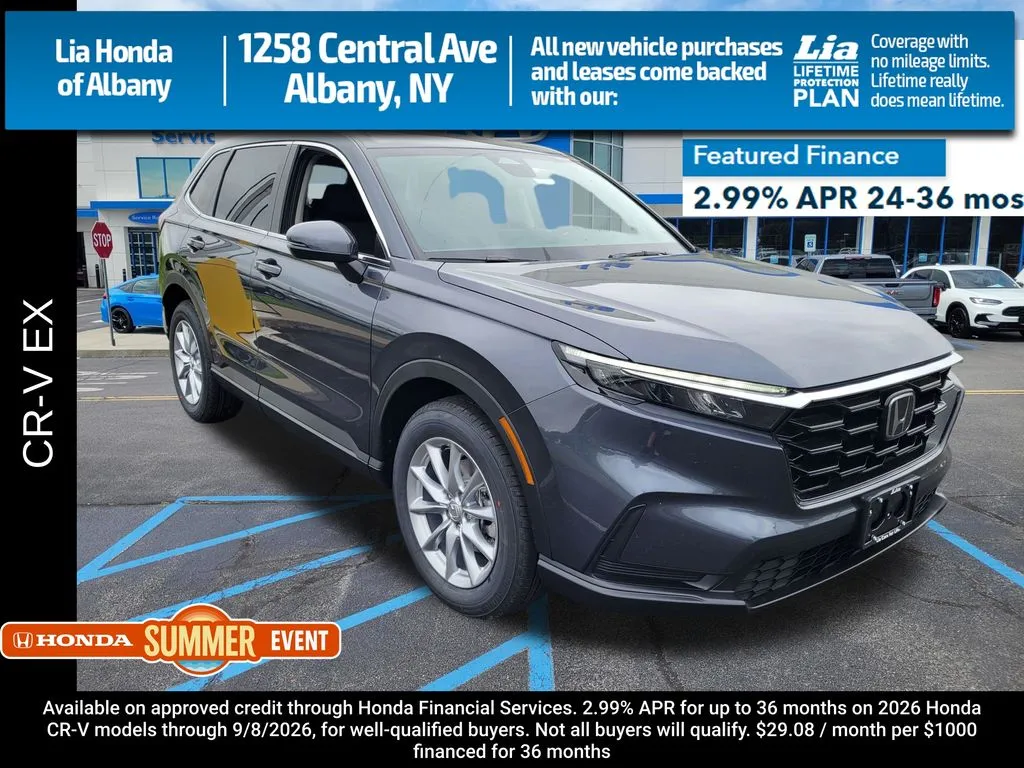 Gray 2026 Honda CR-V EX for sale in Albany, NY