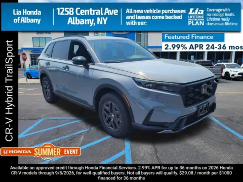 Gray 2026 Honda CR-V Hybrid TrailSport for sale in Albany, NY