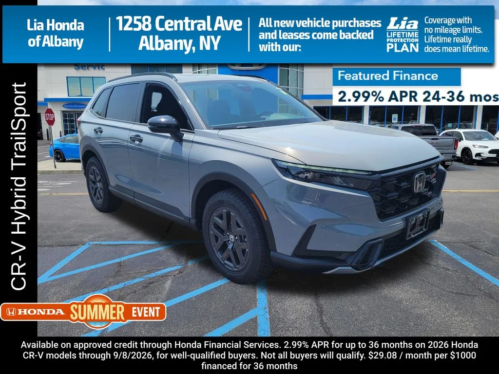 Gray 2026 Honda CR-V Hybrid TrailSport for sale in Albany, NY