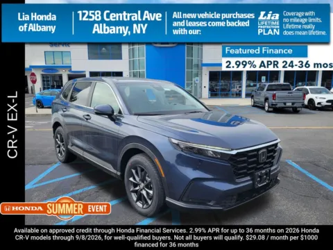 Blue 2026 Honda CR-V EX-L for sale in Albany, NY