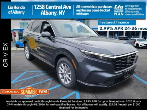 Gray 2026 Honda CR-V EX for sale in Albany, NY