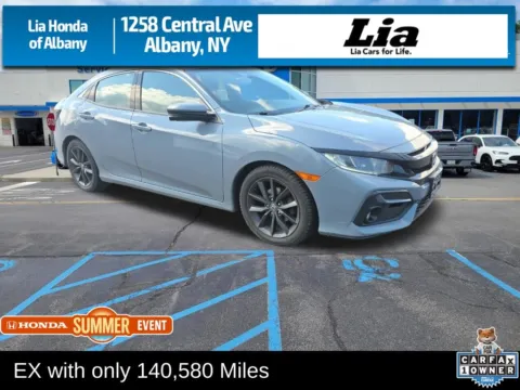 Blue 2020 Honda Civic EX for sale in Albany, NY