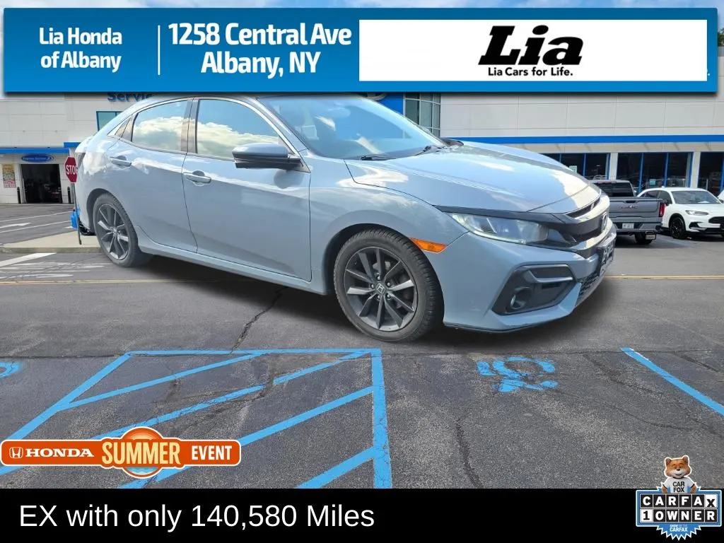 Blue 2020 Honda Civic EX for sale in Albany, NY