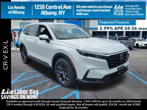 White 2026 Honda CR-V EX-L for sale in Albany, NY