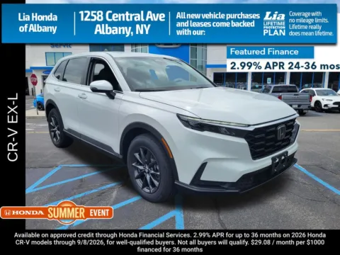 White 2026 Honda CR-V EX-L for sale in Albany, NY