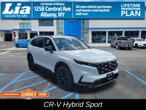 White 2026 Honda CR-V Hybrid Sport for sale in Albany, NY